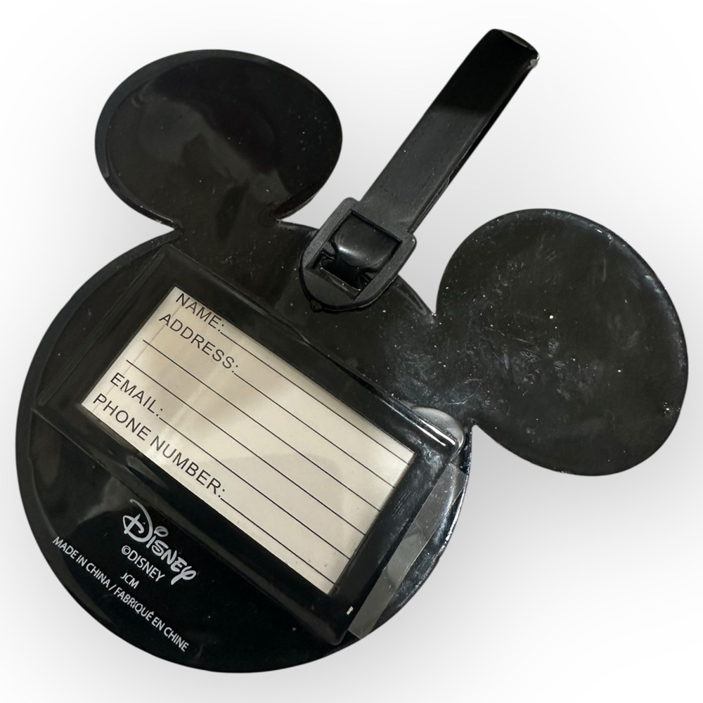 Disney Mickey Mouse Luggage Tag silicone travel NWT New Gift - Picture 6 of 6